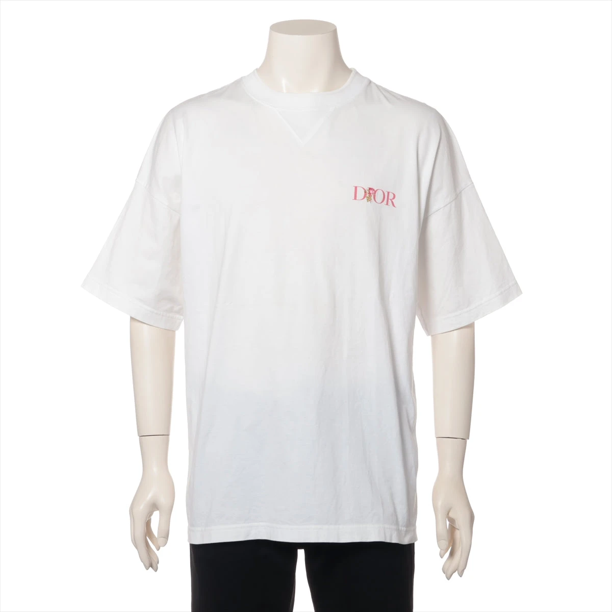 ディオール コットン Tシャツ S メンズ ホワイト 243J685A0677
