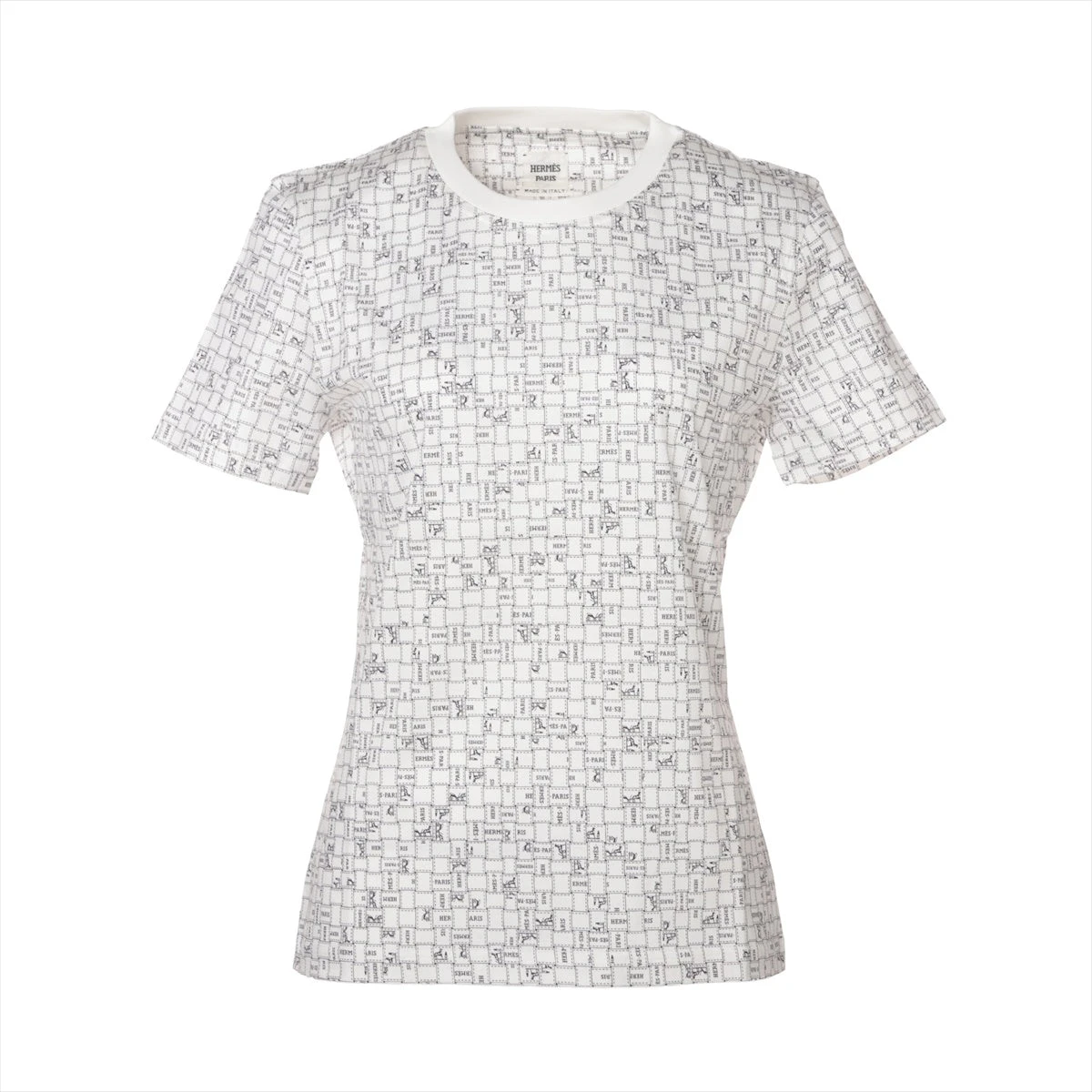 エルメス ボルデュック コットン Tシャツ 38 レディース
