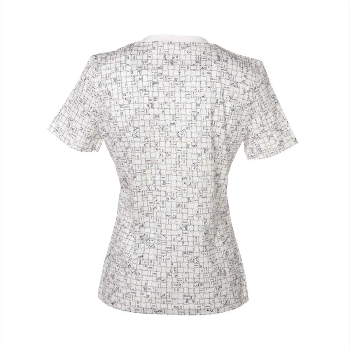 エルメス　Tシャツ　38マイクロTシャツ　ボルデュック・チェック エルメス HERMES ボルデュックチェック マイクロTシャツ