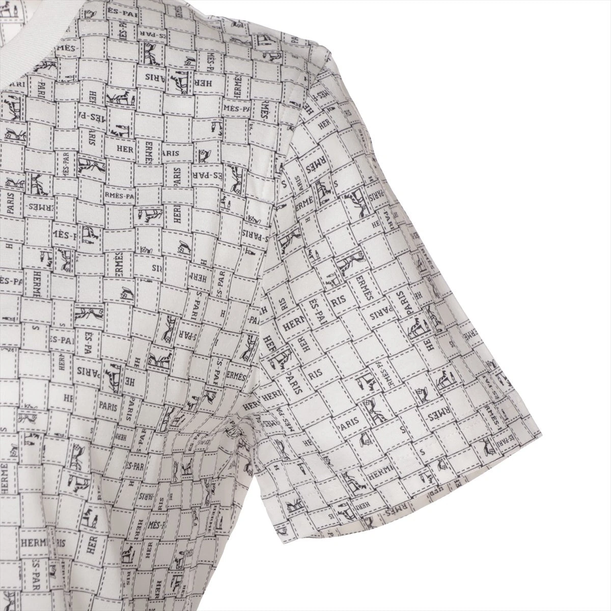 【HERMES】ボルデュック Tシャツ 25新作 エルメス マイクロ Tシャツ ボルデュック チェック