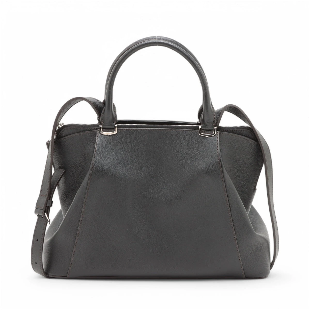 ◇極美品◇カルティエ　Cドゥ　ハンドバッグ　ブラック　レザー　2way カルティエ Cドゥカルティエ レザー 2WAYハンドバッグ ブラック