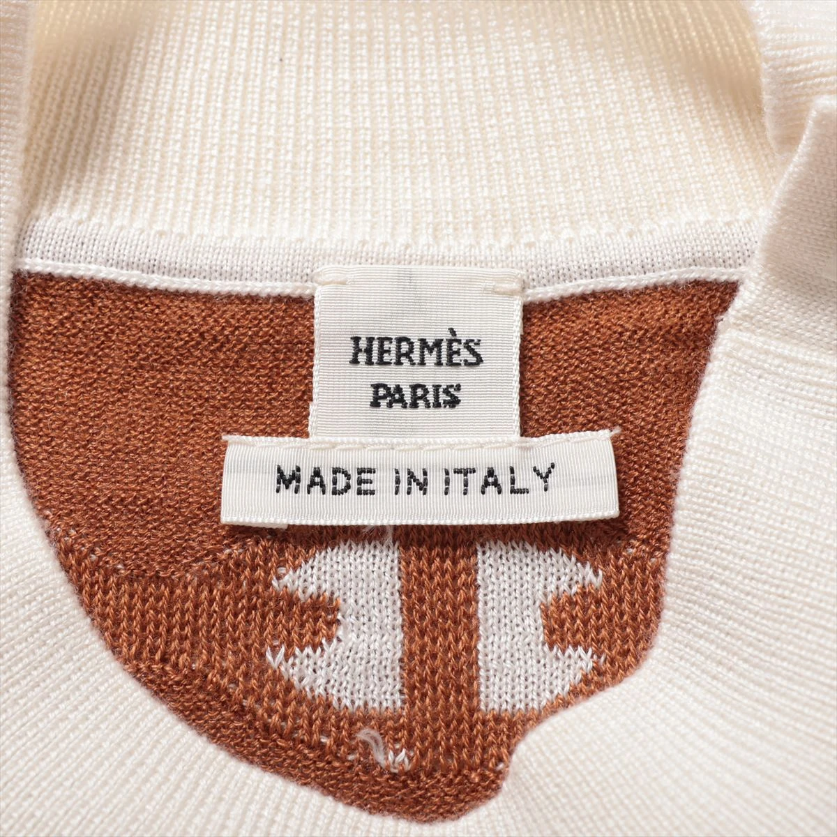 22SS エルメス シェーヌダンクル カシミヤ シルク ニット ワンピース 36 22SS エルメス シェーヌダンクル カシミヤ シルク ニット ワンピース