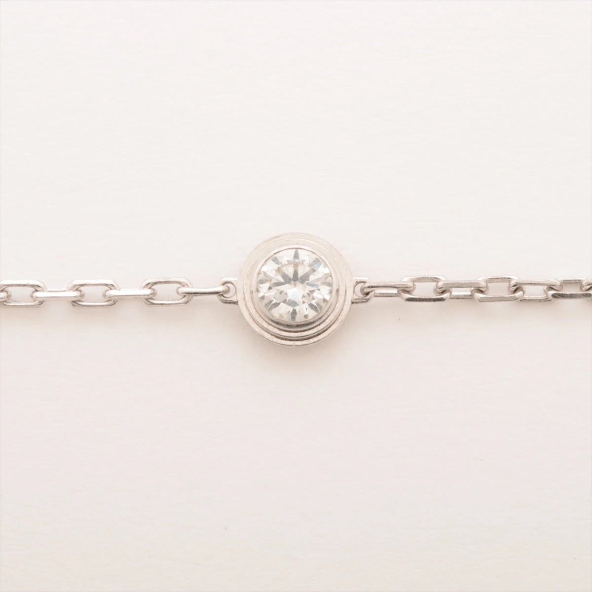 カルティエ ダムール SM ダイヤ ブレスレット 750(WG) 2.0g
