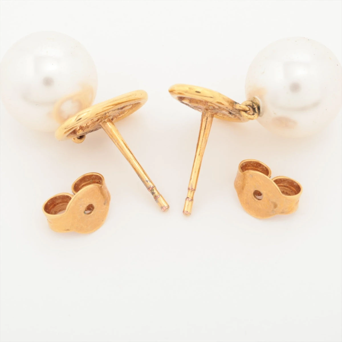 セリーヌ トリオンフ ピアス(両耳用) GP×フェイクパール ゴールド