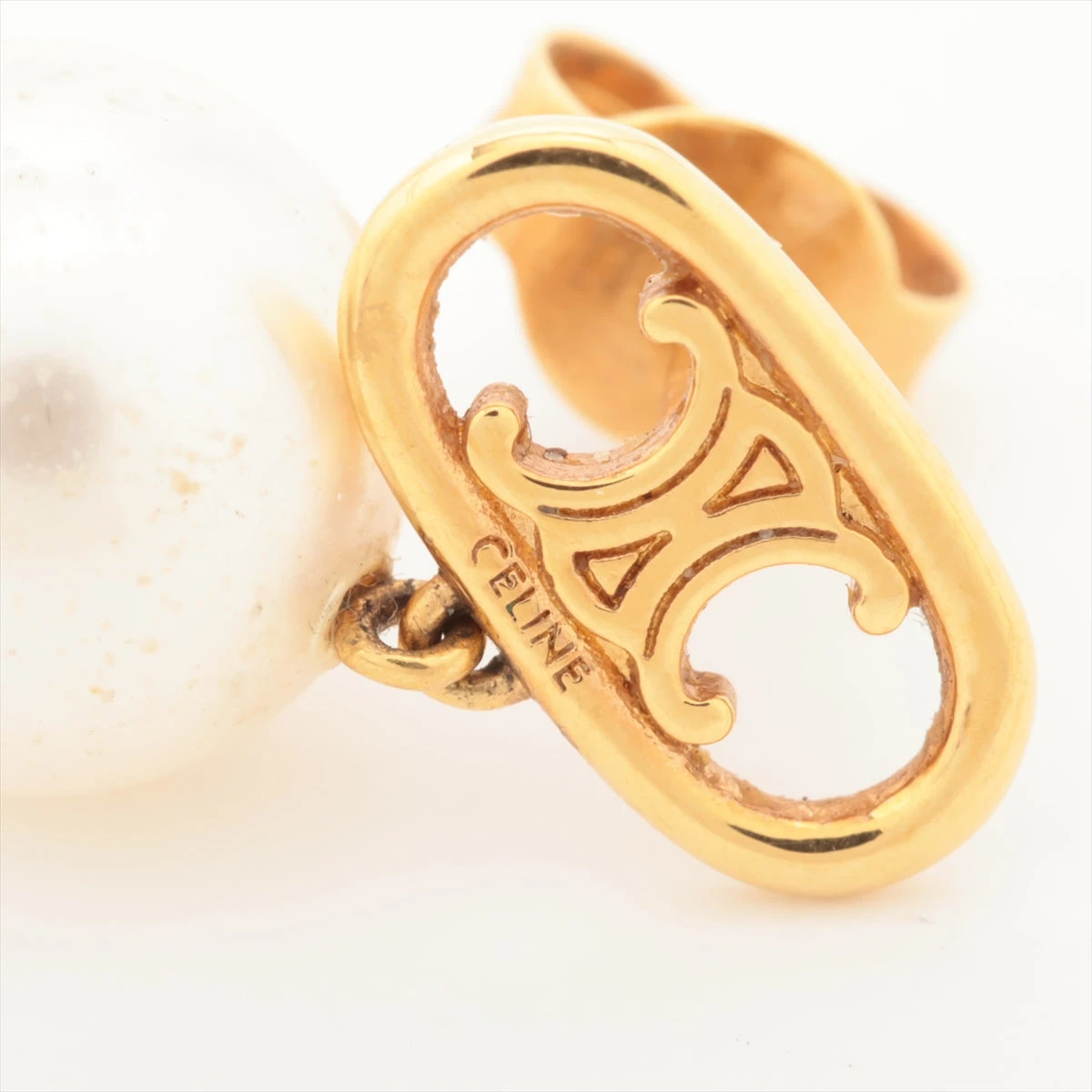 CELINE トリオンフ ピアス 両耳 シルバー CELINE トリオンフ ピアス 両耳 シルバー CELINE トリオンフ ピアス 両