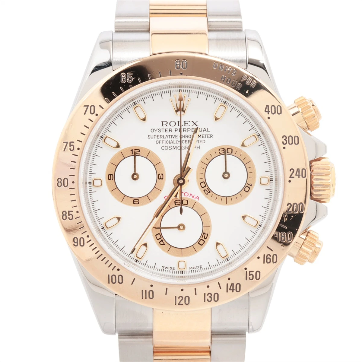 ロレックス ROLEX ”アイボリーダイヤル F番 デイトナ Ref.116523
