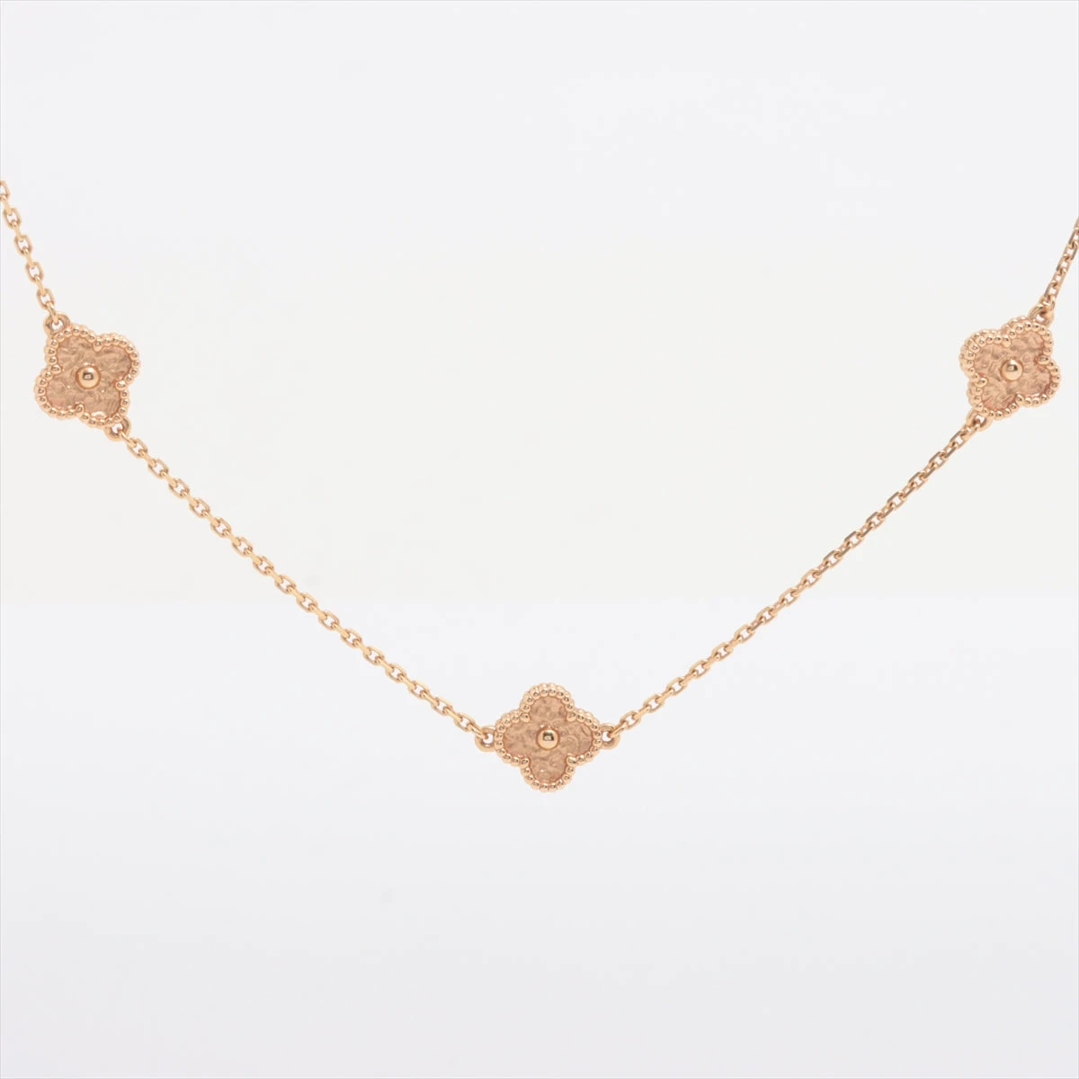 ヴァンクリーフ・アーペル ヴァンクリーフ&アーペル スウィートアルハンブラ 16P ネックレス 750