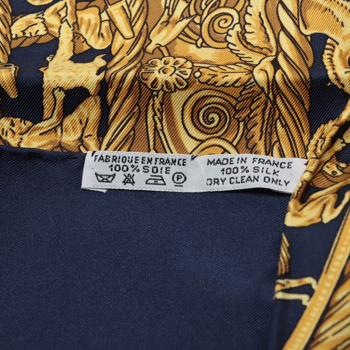 HERMES エルメス カレ90 LES CAVALIERS D'OR 黄金の騎士