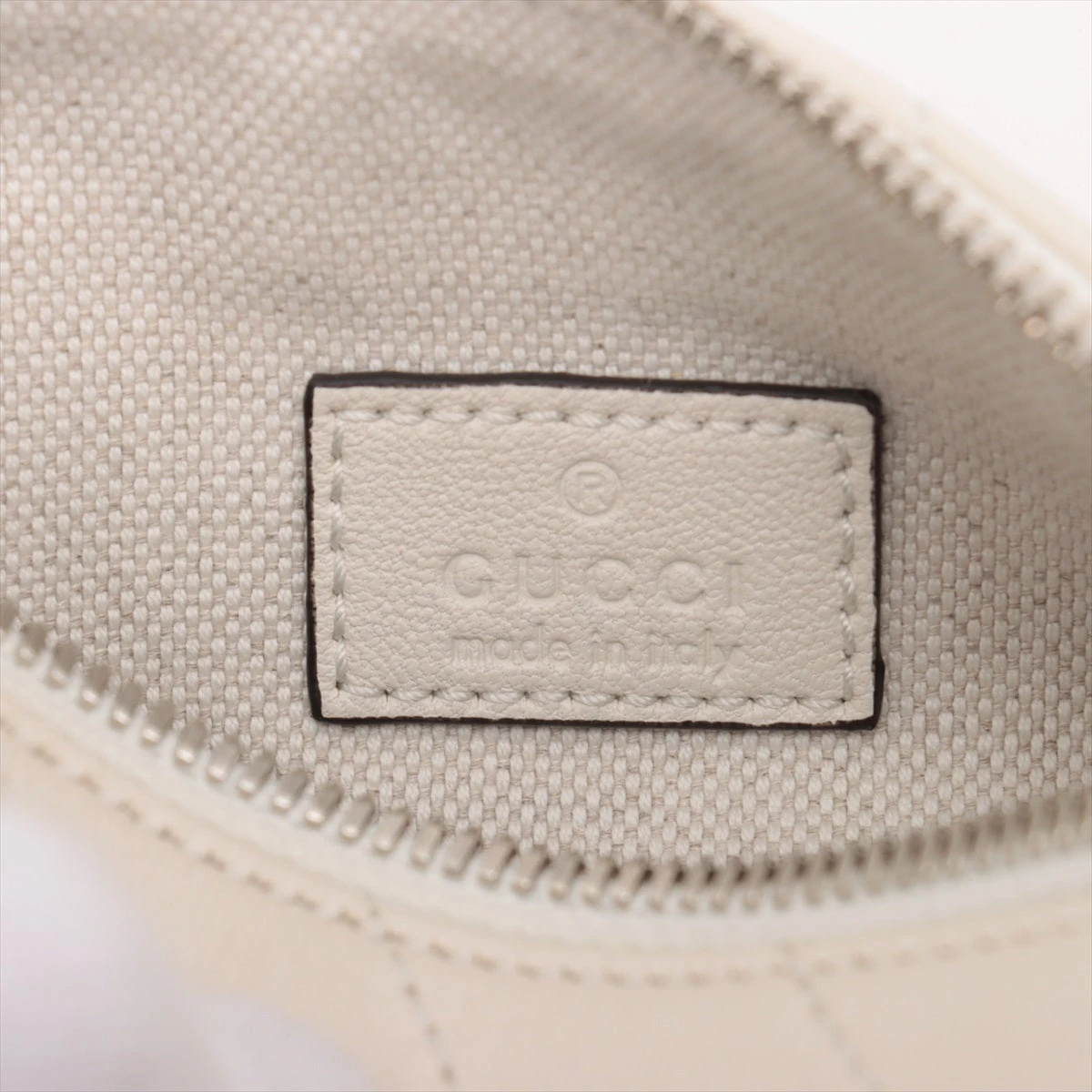 グッチ ホワイトレザー ブロンディ ショルダーバッグ 760170 GUCCI ブロンディ ミニ ショルダーバッグ レザー ホワイト