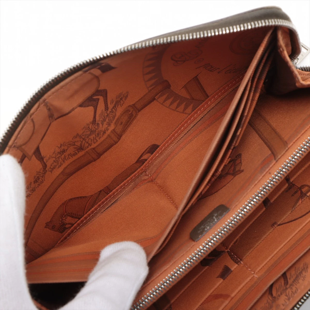 エルメス アザップロングシルクイン ヴォーエプソン ラウンド