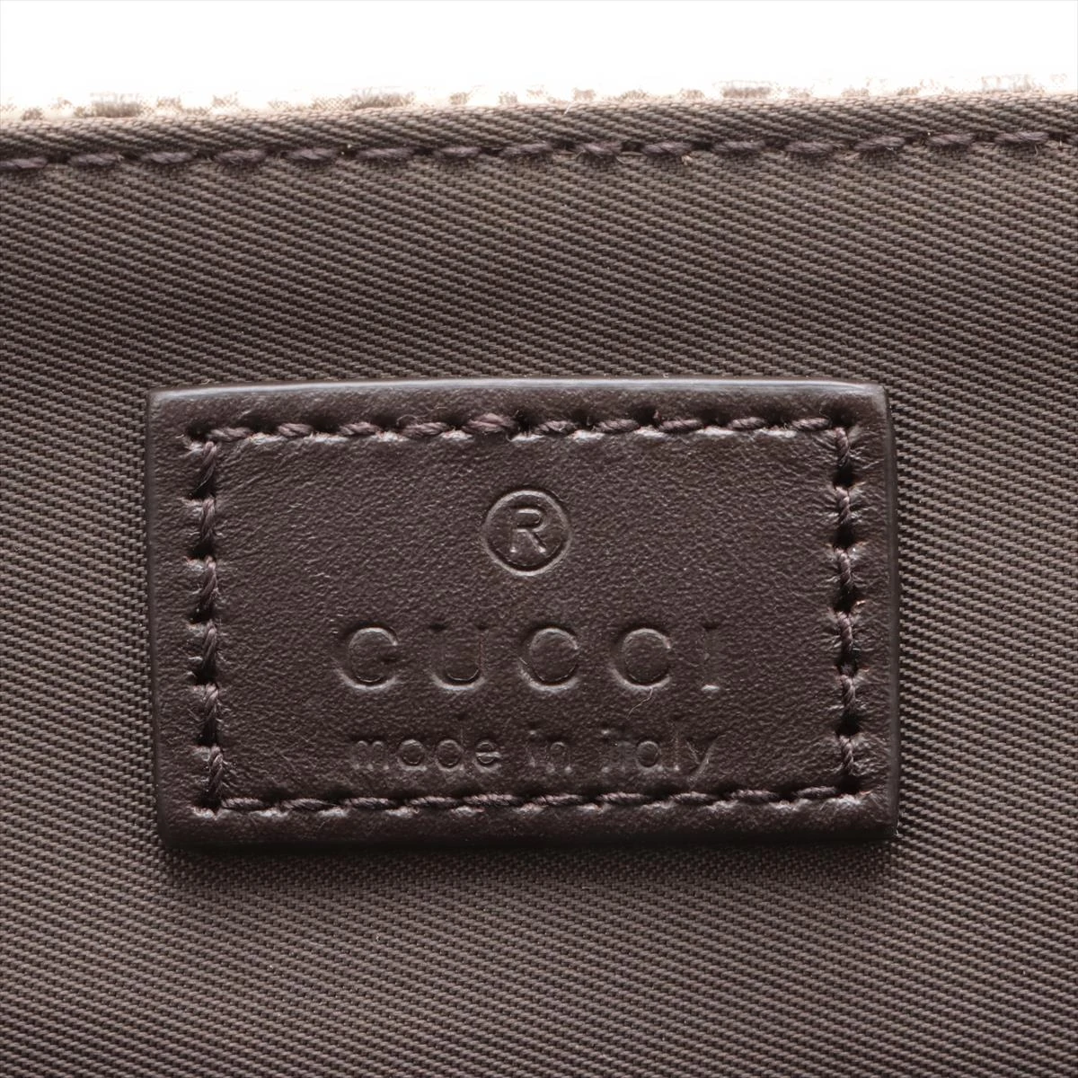 グッチ GGスプリーム PVC ショルダーバッグ ベージュ 211131