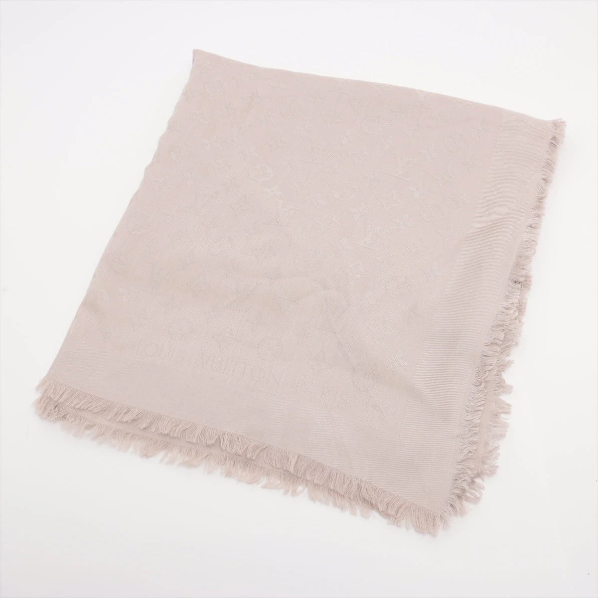 ヴィトン M71336 ショールモノグラム IS0199 ストール ウール×シルク