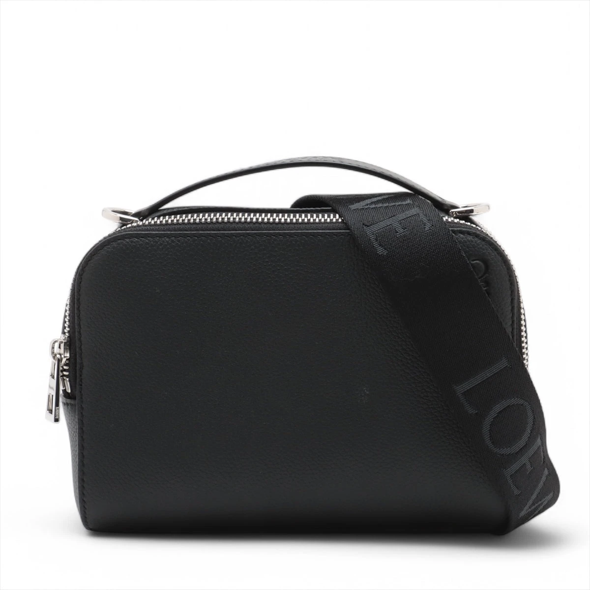 ロエベ　アナグラム　バングル　ブラック LOEWE ロエベ ブレスレット/バングル メンズ レディース アナグラム