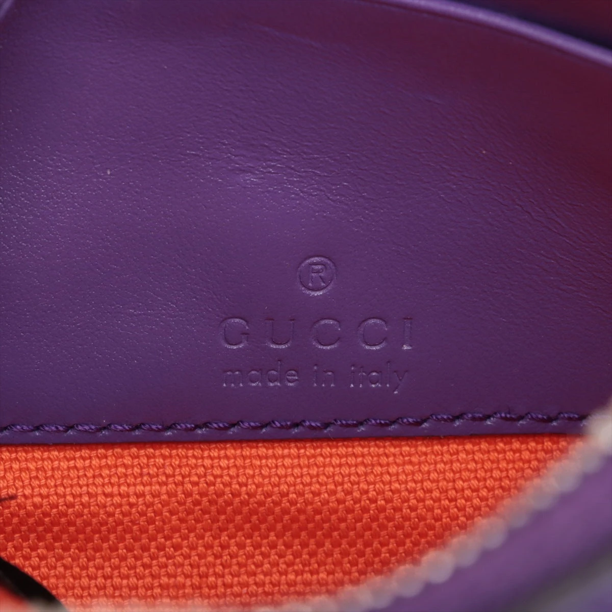 【GUCCI 】正規品ミケーレGGパターン 2WAYショルダーバッグ紫 Gucci Purple/Orange GG Perforated Leather Crossbody Bag | eBay