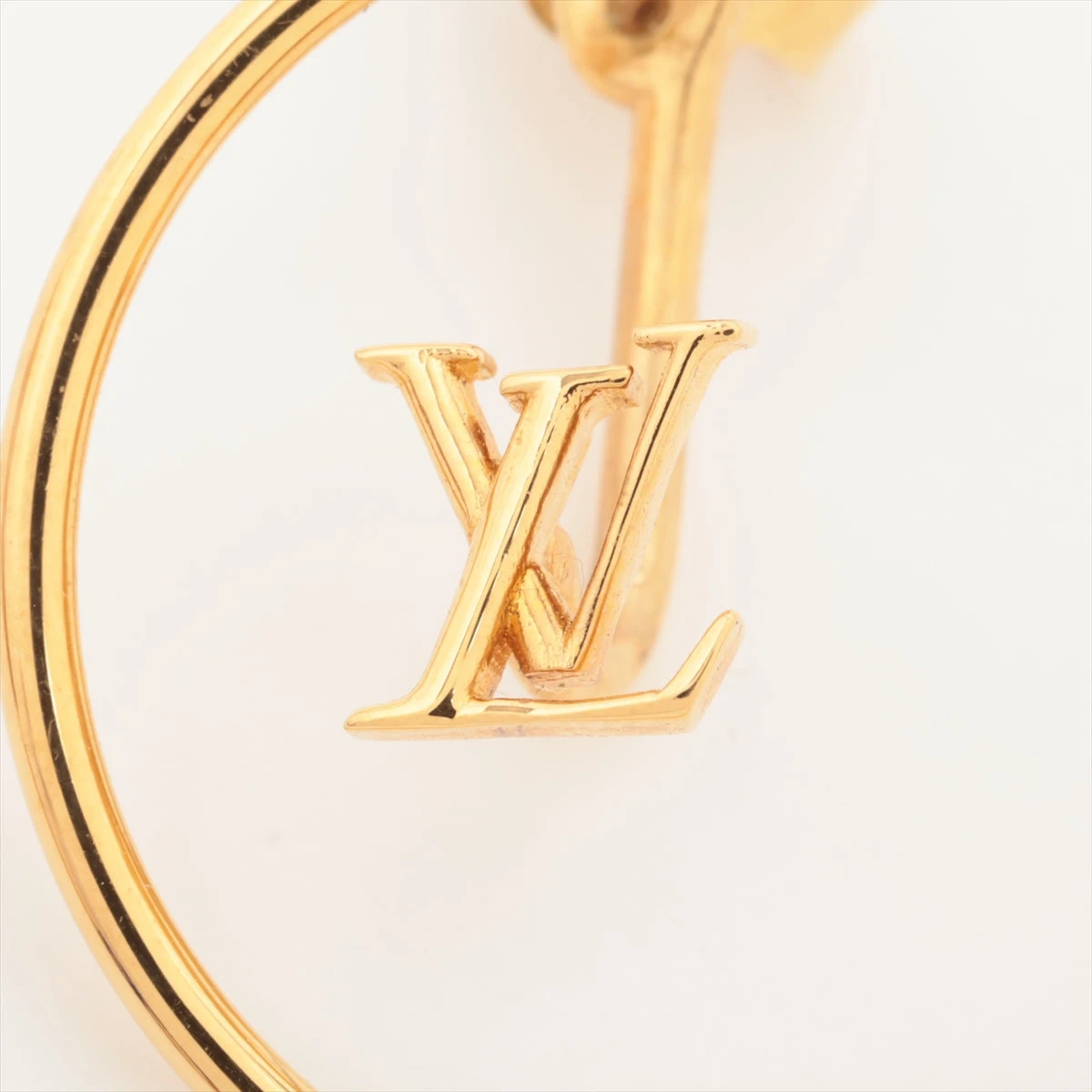 極美品　ルイヴィトン　ピアス　エクリプス ブックル ドレイユ フープ　付属品◎ ブックル ドレイユ・LV エクリプス ピアス M00763 ゴールド