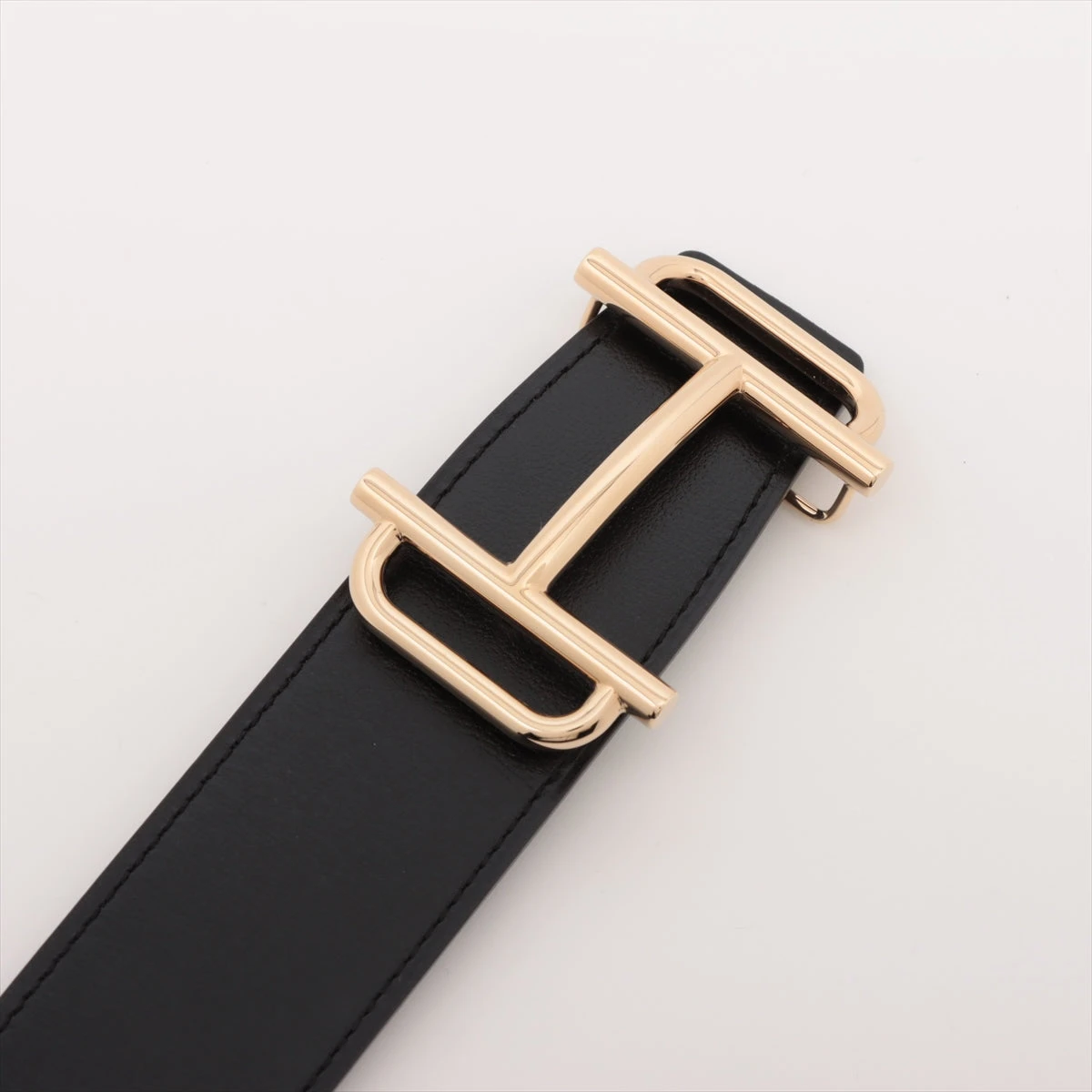 希少 HERMES Hモチーフ チェーン ボックスカーフレザー ベルト レア 希少 HERMES Hモチーフ チェーン ボックスカーフレザー ベルト