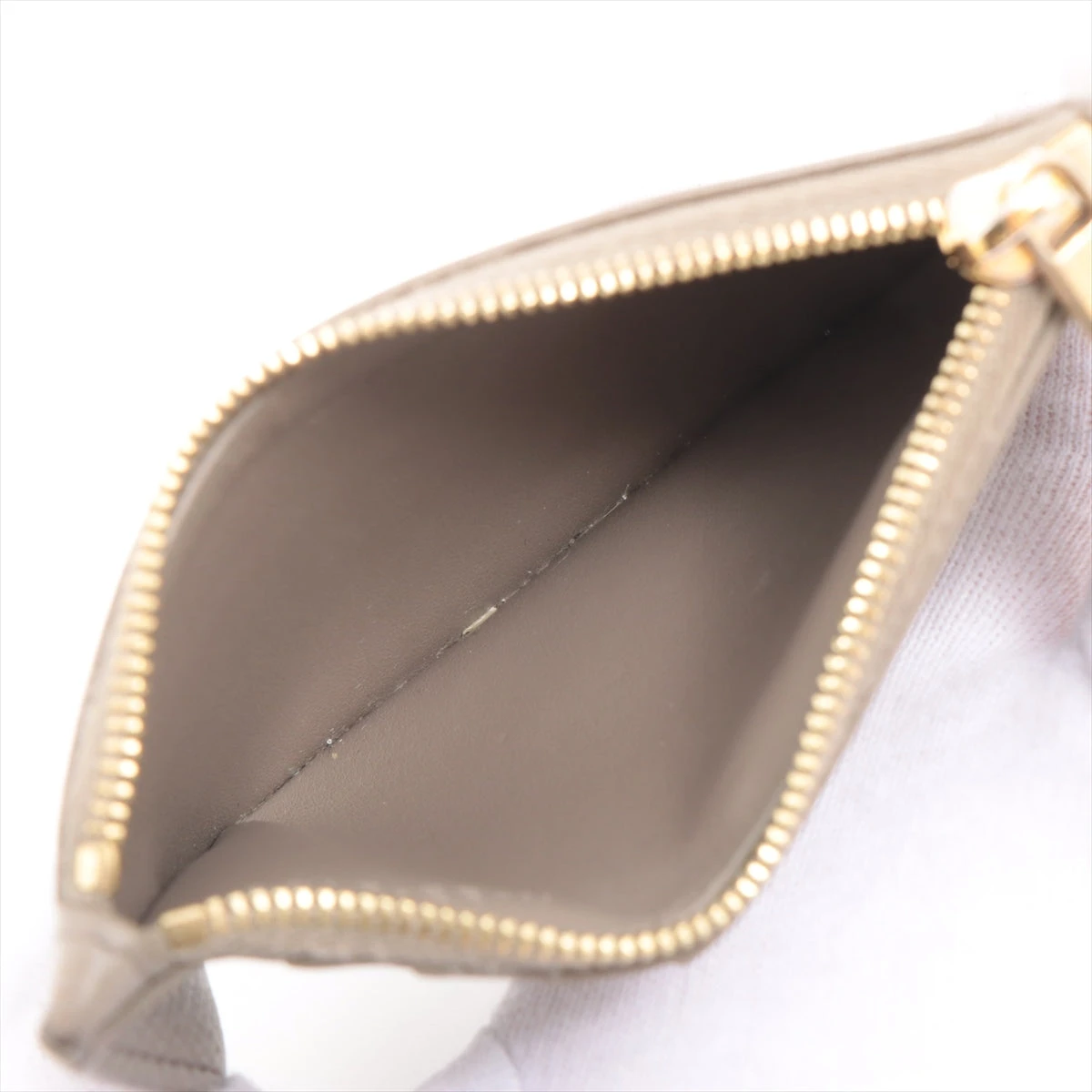 セリーヌ コンパクト ジップドカードホルダー レザー フラグメント