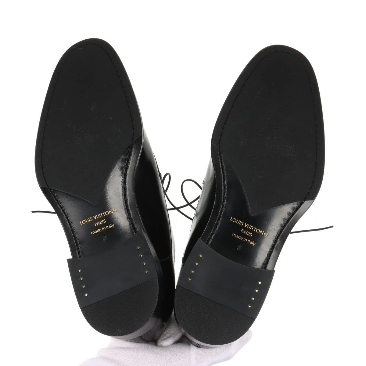 ヴィトン ウォールストリートライン 21年 レザー レザーシューズ UK8