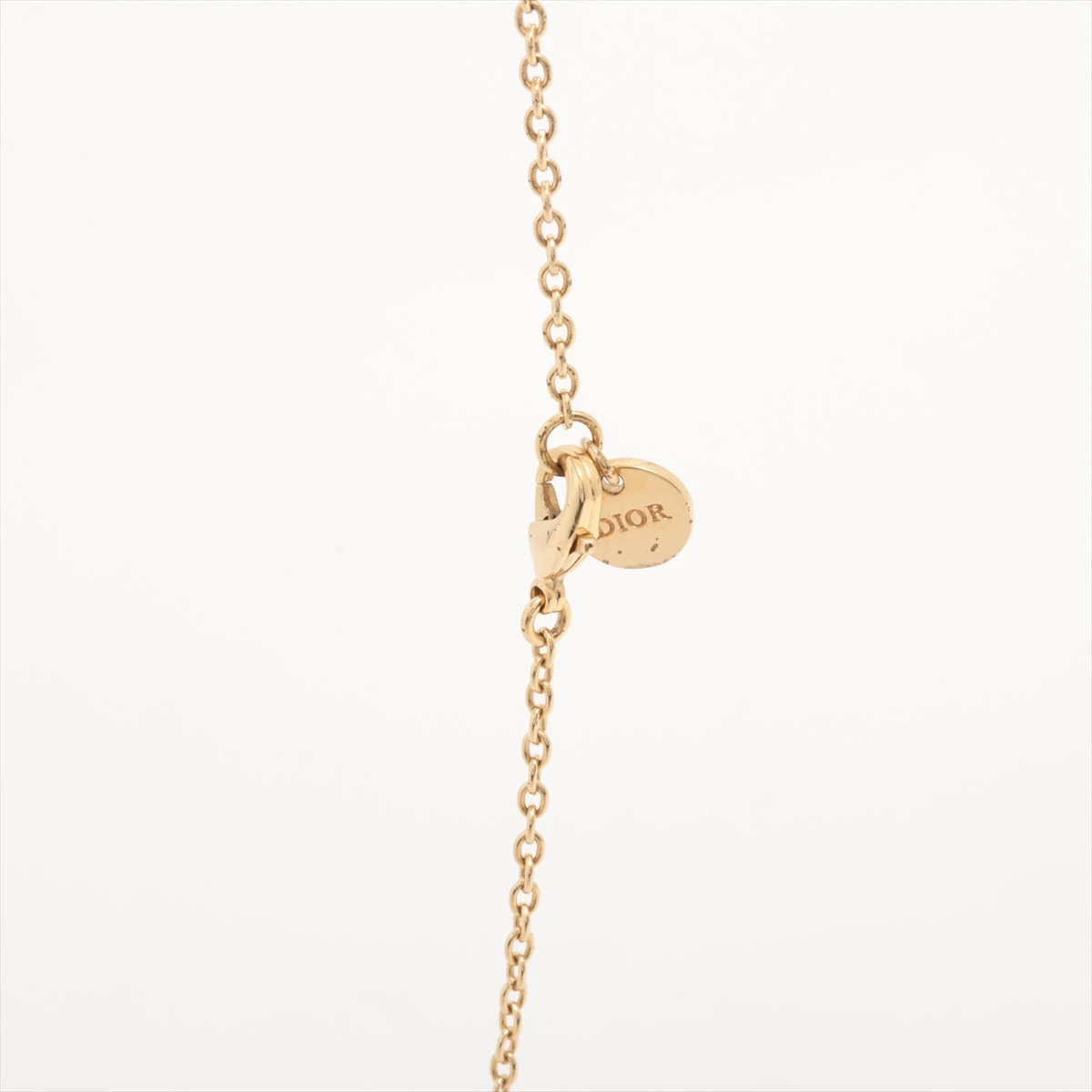 Christian Dior ラインストーン ブレスレット ゴールド Christian Dior ラインストーン付きゴールドカラーブレスレット 美品