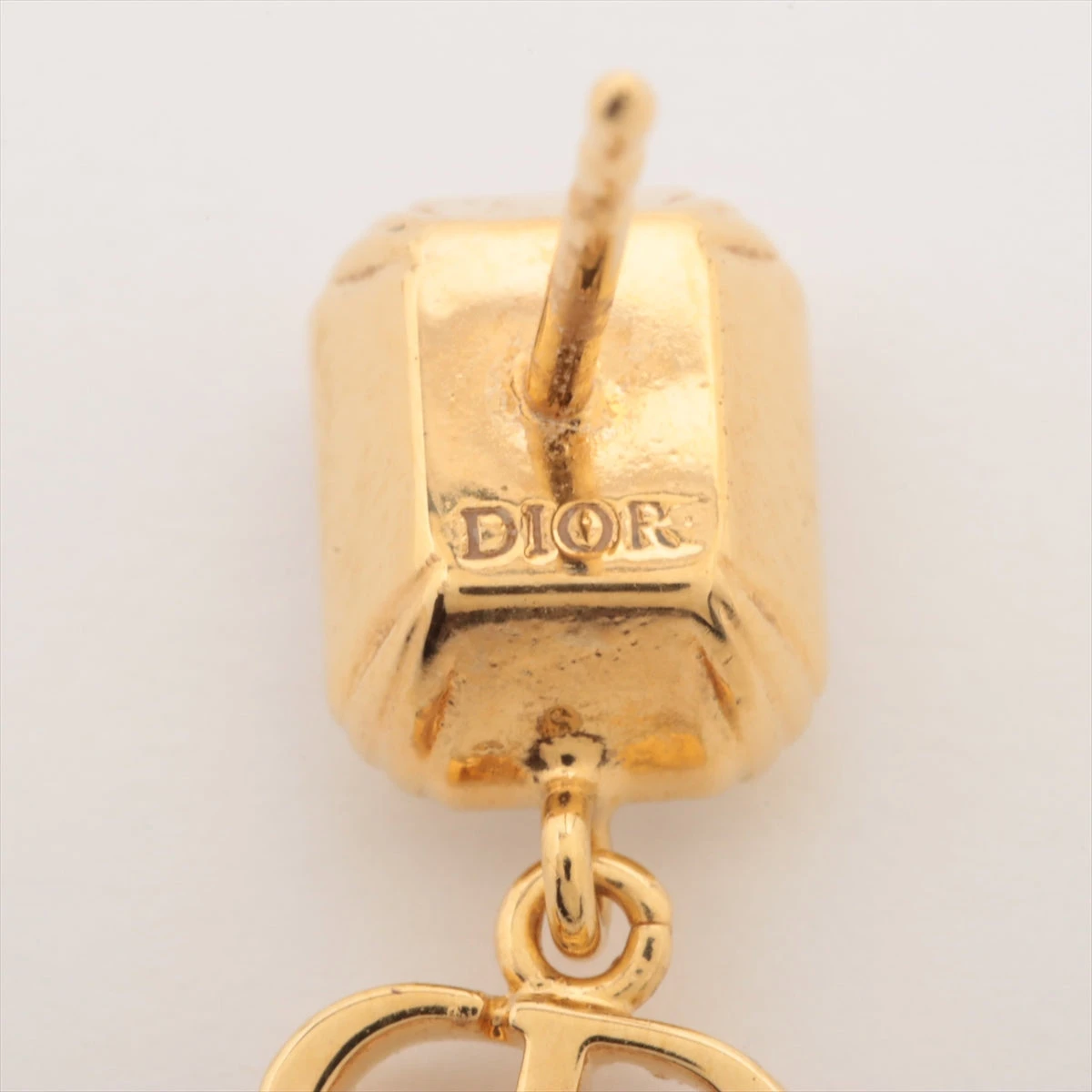 【クリスチャンディオール　CD ゴールド　ピアス】 クリスチャンディオール Christian Dior CD ロゴ ヴィンテージ