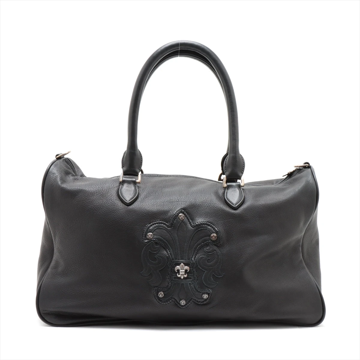 クロムハーツ ブラック ボストンバッグ