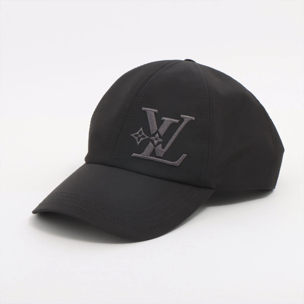 ヴィトン キャップ ポリエステル×ポリウレタン ブラック M7714L
