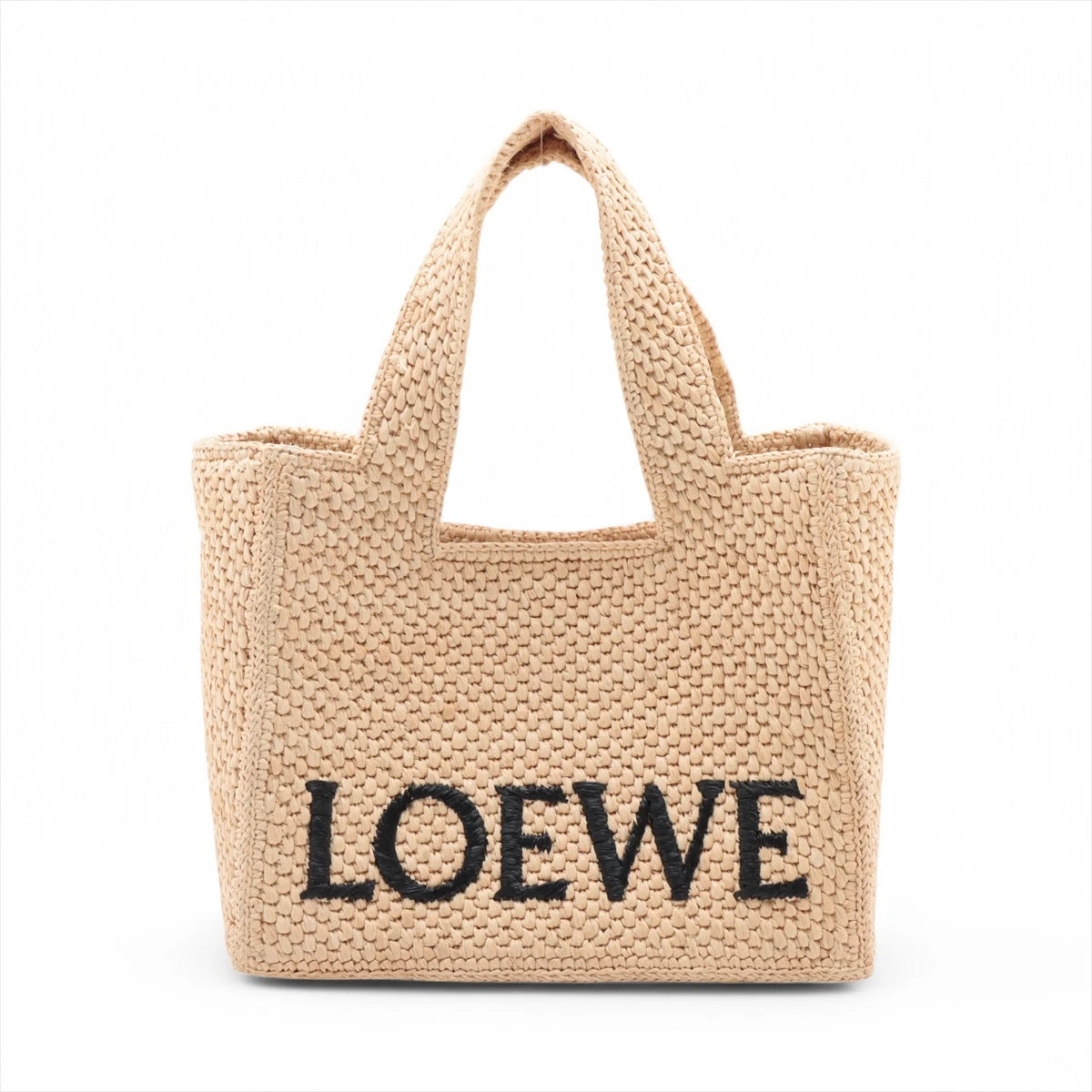 ロエベ LOEWE バスケットバッグ スモールラフィアトートベージュ 
