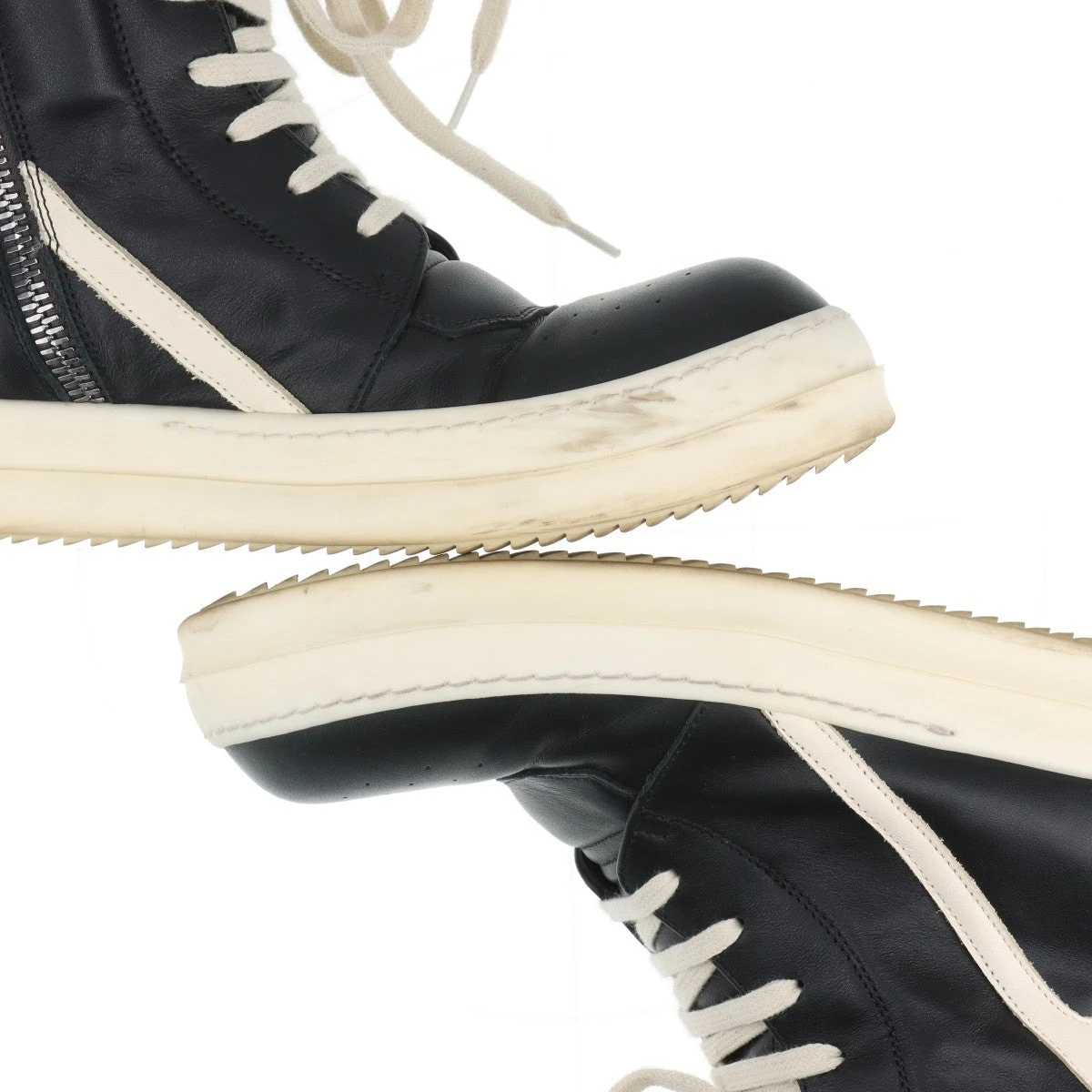 リックオウエンス ジオバスケット レザー ハイカットスニーカー 41