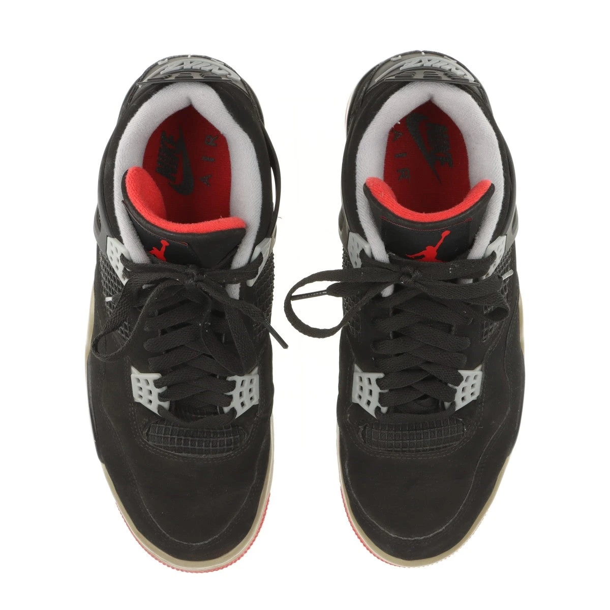 NIKEスニーカー27.5 ナイキ レザー ハイカットスニーカー 27.5cm メンズ レッド AIR