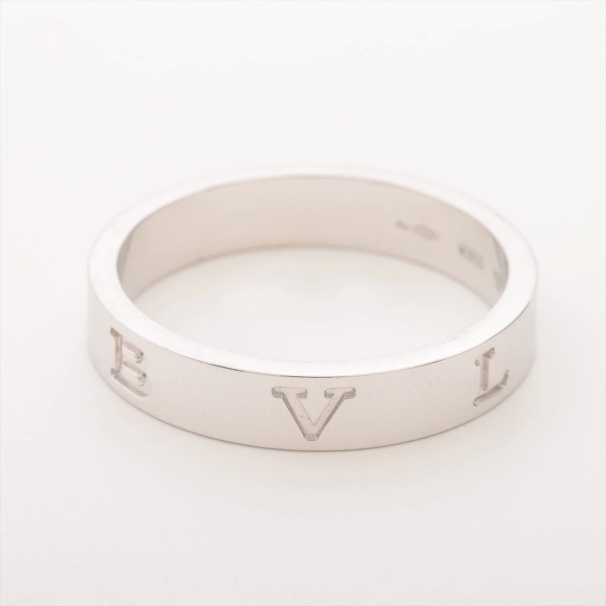 【新品同様】ブルガリ　ビーゼロワン　エッセンシャル　バンド　リング　Pt950 BVLGARI - 【新品同様】ブルガリ ビーゼロワン エッセンシャル