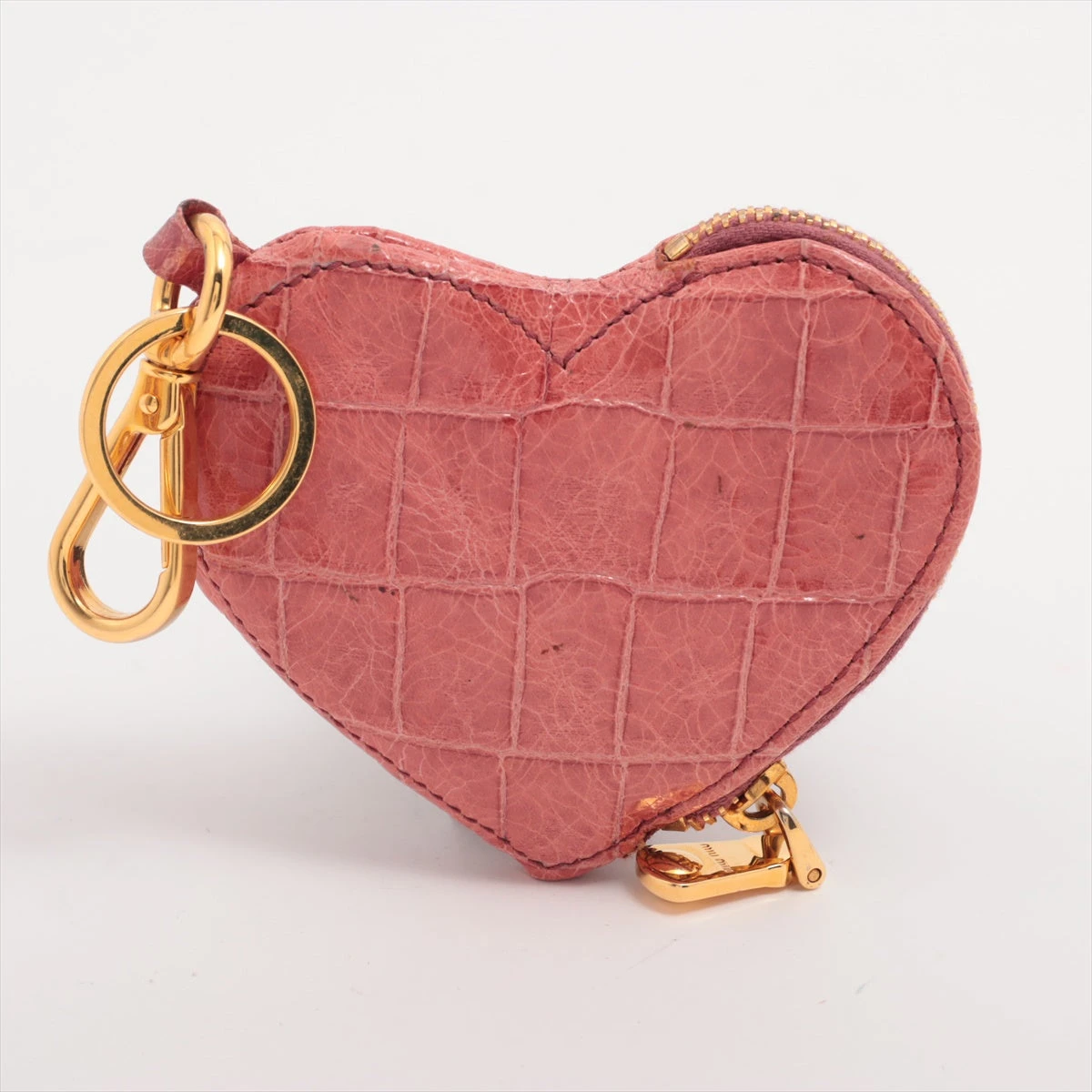 MIU MIU ハート型コインケース ピンク