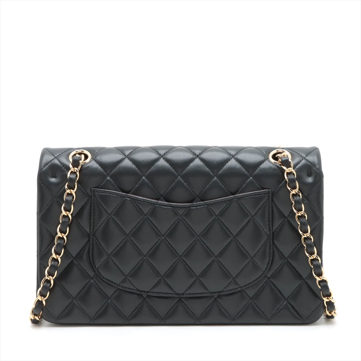 CHANEL バングル 黒 ダブルCロゴ チェーンデザイン CHANEL