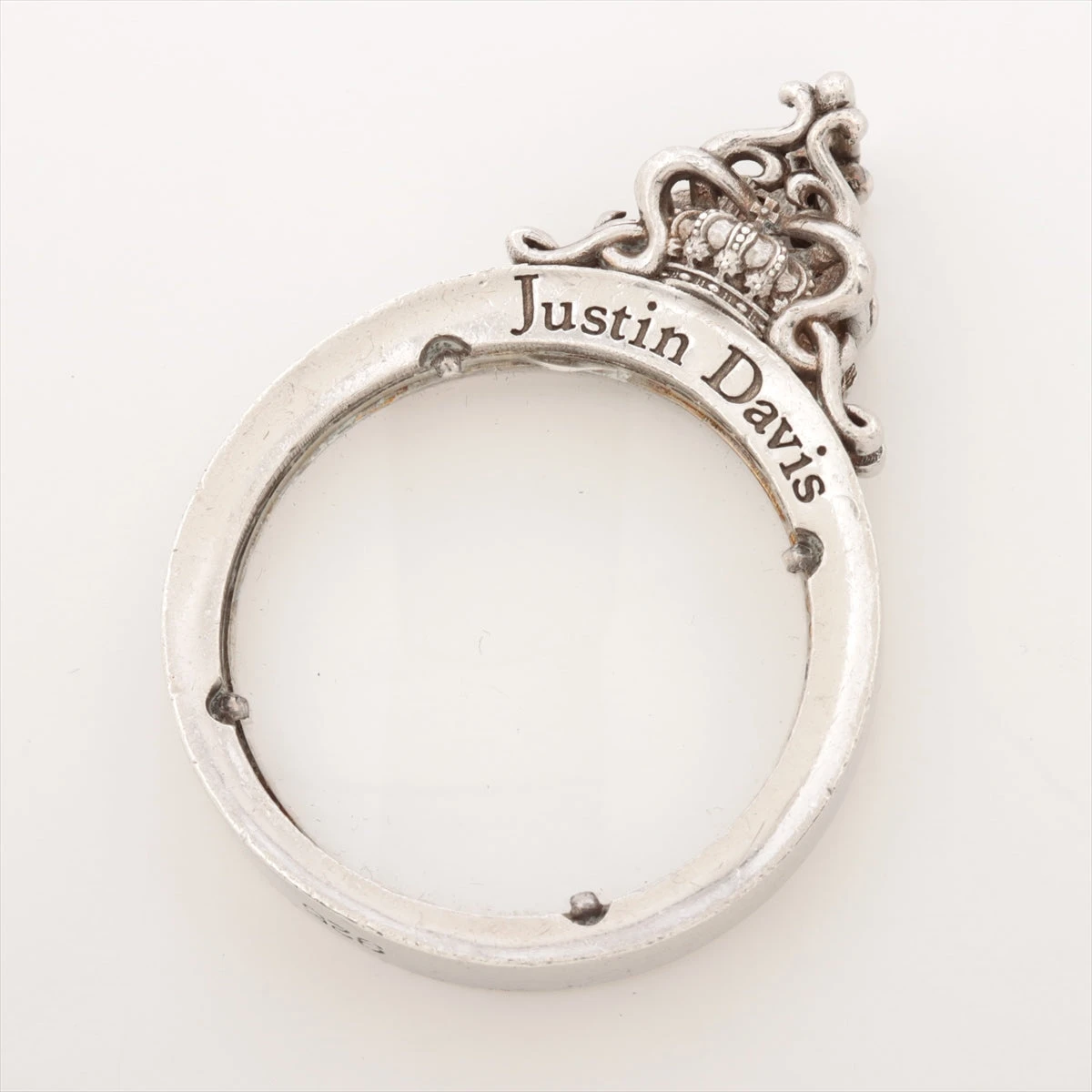 ジャスティンデイビス ペンダントトップ 925 28.7g ルーペ レンズに