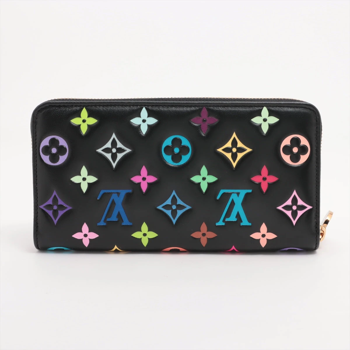 ヴィトン×村上隆 LV × TM ジッピーウォレット 型番 レザー