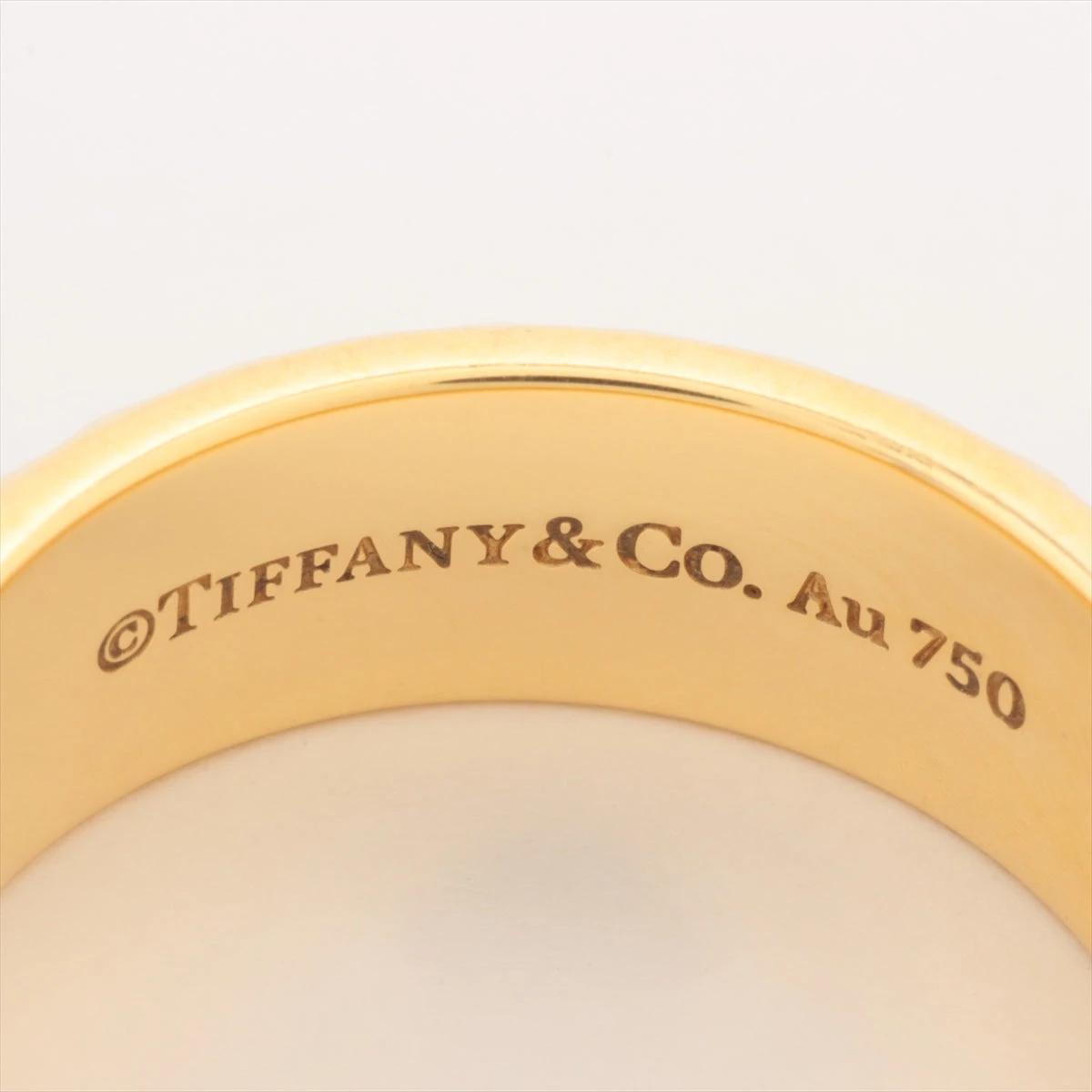 ティファニー ダイヤモンド ポイント リング 750(YG) 10.7g A3505584