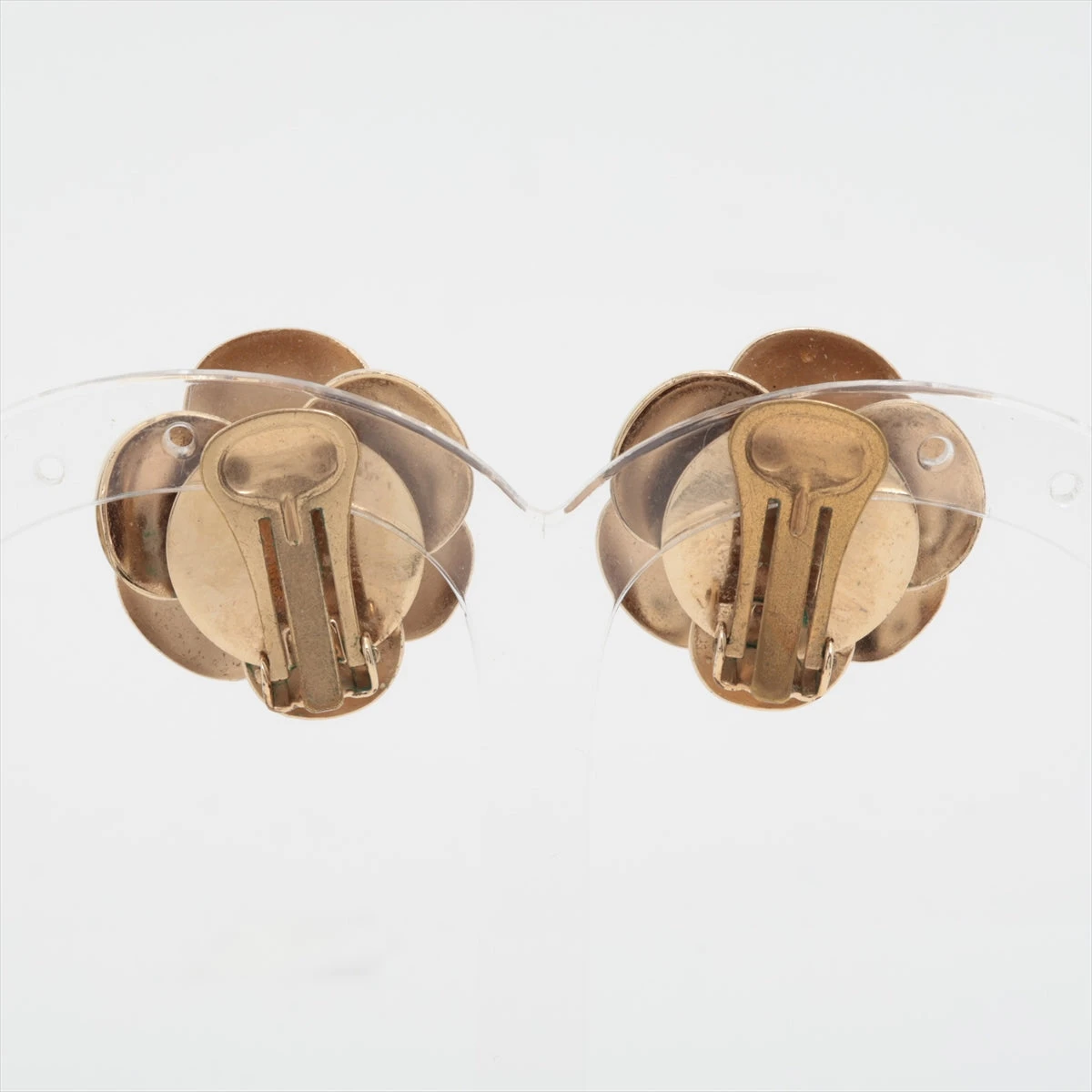 シャネル ココマーク 02P イヤリング(両耳用) GP ホワイト