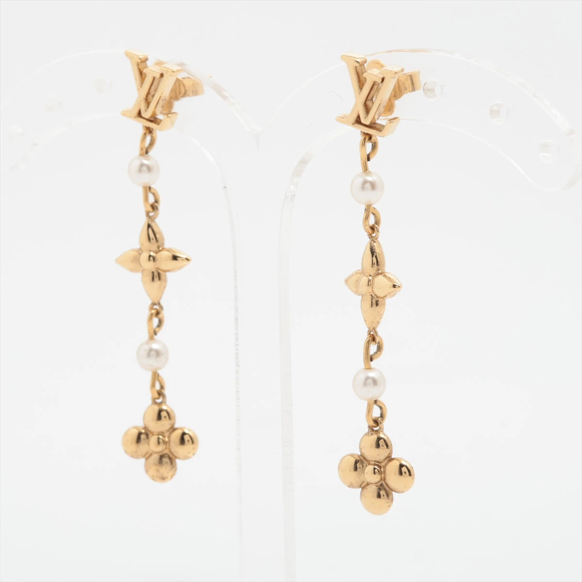 LOUIS VUITTON ルイヴィトン ピアス クルーザー フェイクパール