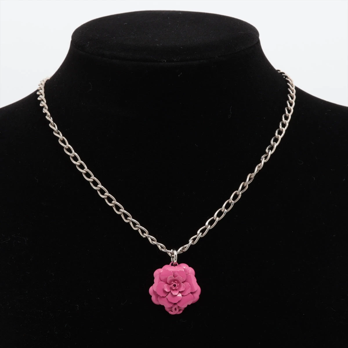 美品✨ シャネル 98A ココマーク カメリア オーロラ ネックレス シャネル(CHANEL)シャネル カメリア ココマーク ネックレス