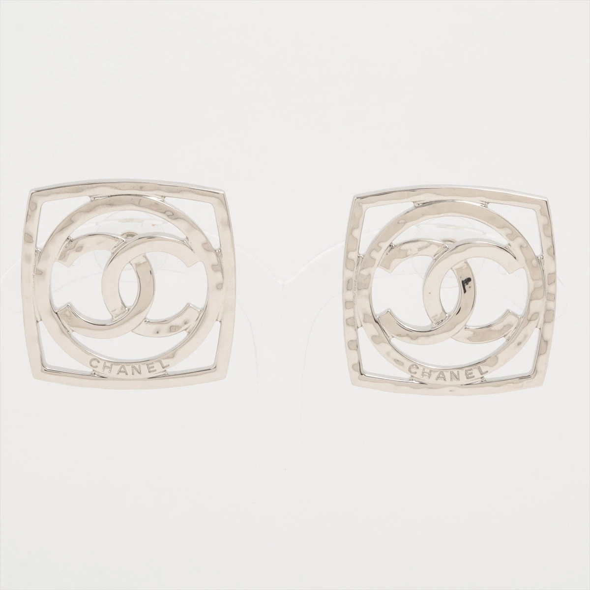 超レア　シャネル　COCOマーク　ピアス CHANEL(シャネル) Rhinestone Coco Mark Pierced Earrings