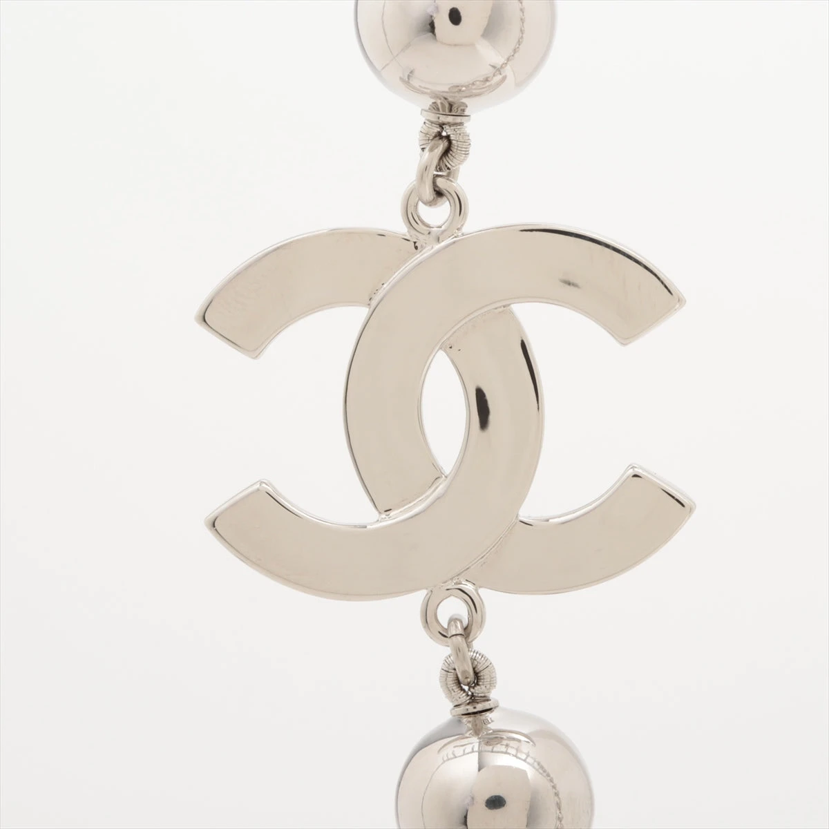 CHANEL シャネル B25C ネックレス ラインストーン ココ シルバー CHANEL シャネル B25C ネックレス ラインストーン ココ シルバー