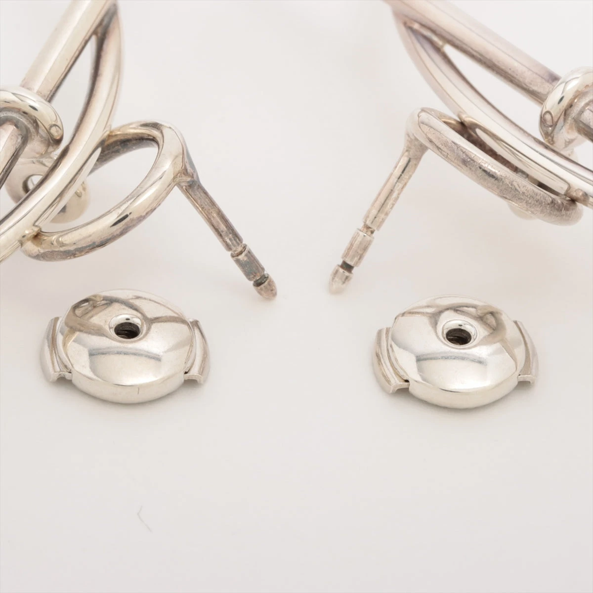 エルメス ループMM ピアス(両耳用) 925 11.5g シルバー A3517086｜中古 