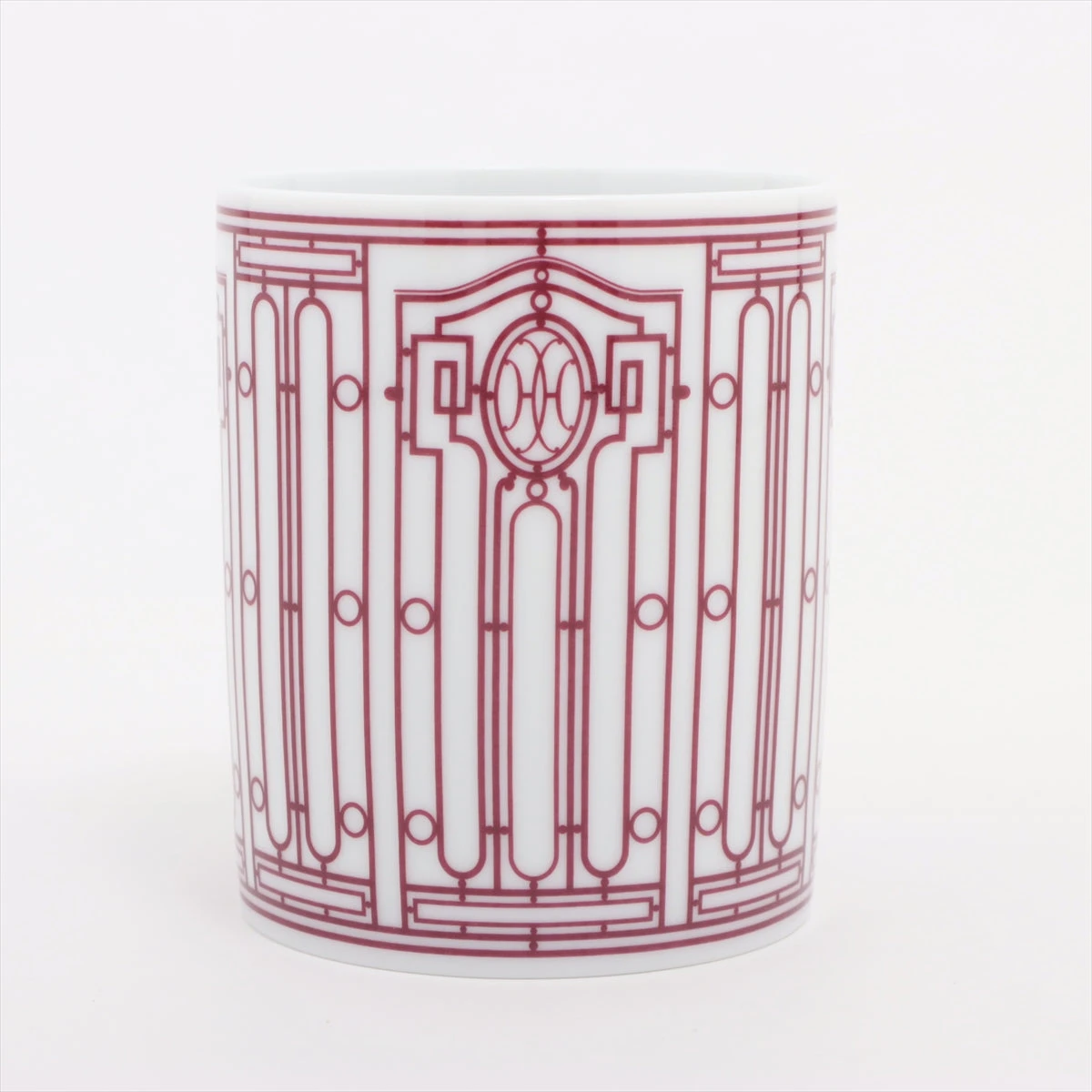 エルメス Hデコ マグカップ 陶器 レッド 底刻印 UFO A3483851｜中古 