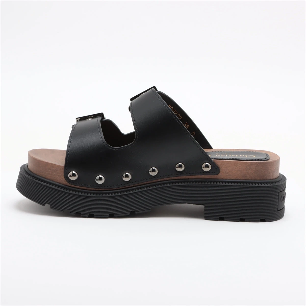 未使用 Christian Dior ブラック EGEE サンダル size38 未使用 Christian Dior サンダル Diorquake 厚底 - メルカリ