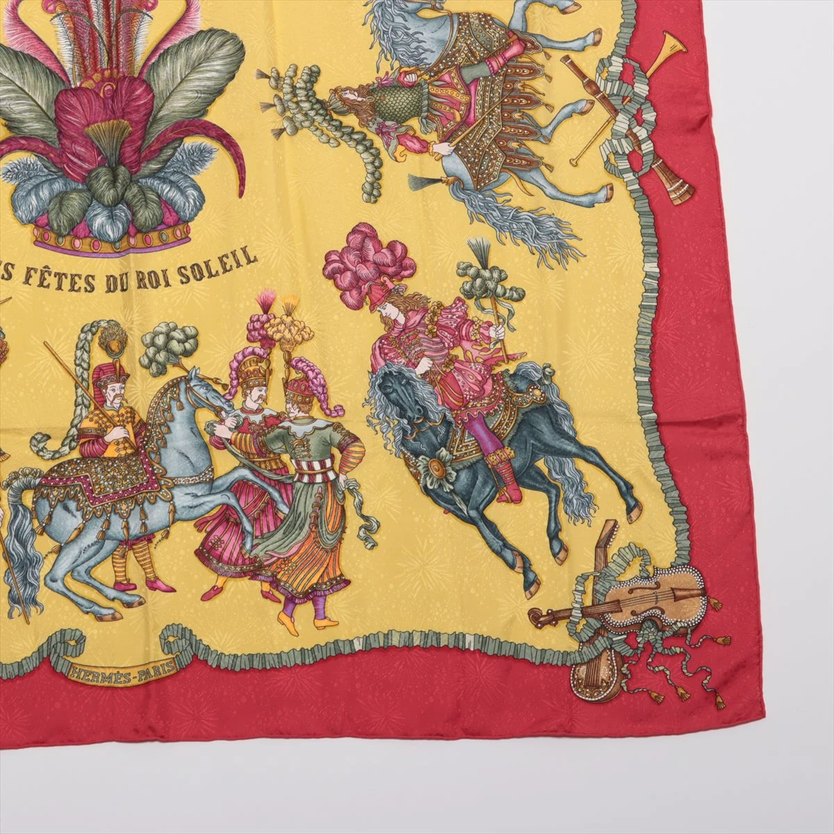エルメス カレ90 LES FETES DU ROI SOLEIL 太陽王の祝典 スカーフ
