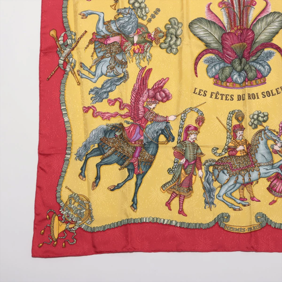 エルメス カレ90 LES FETES DU ROI SOLEIL 太陽王の祝典 スカーフ