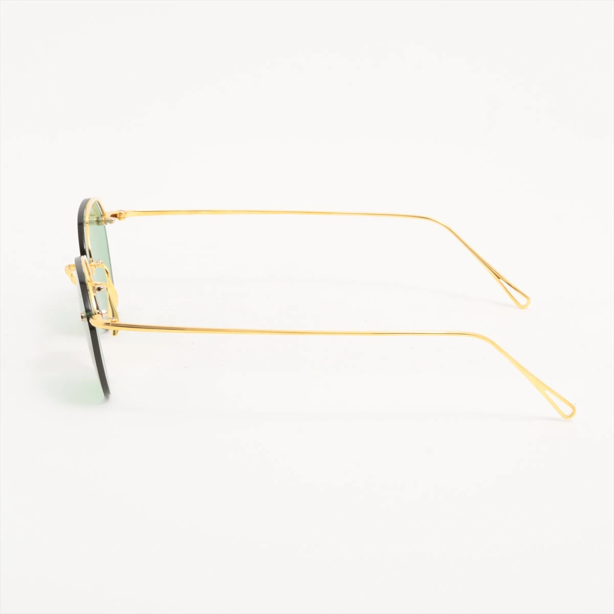アヤメ サングラス GP ゴールド×グリーン HEX RW A3507506｜中古