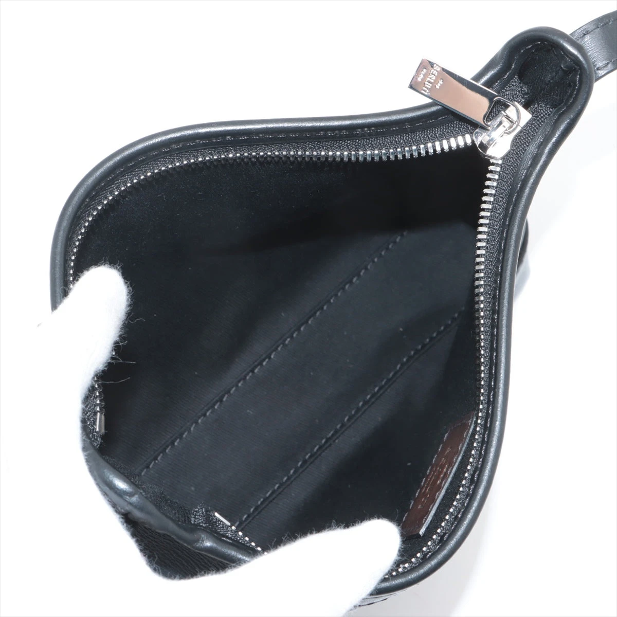 ベルルッティ エスカパード PVC×レザー ショルダーバッグ ブラック