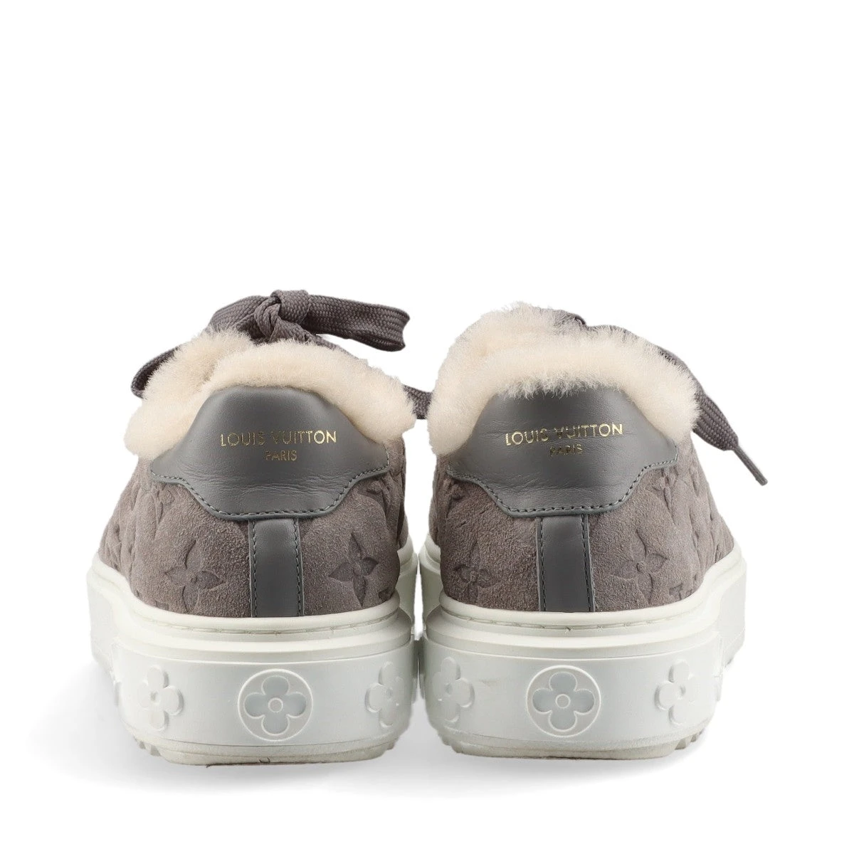 ヴィトン タイムアウトライン スエード ムートン モノグラム スニーカー