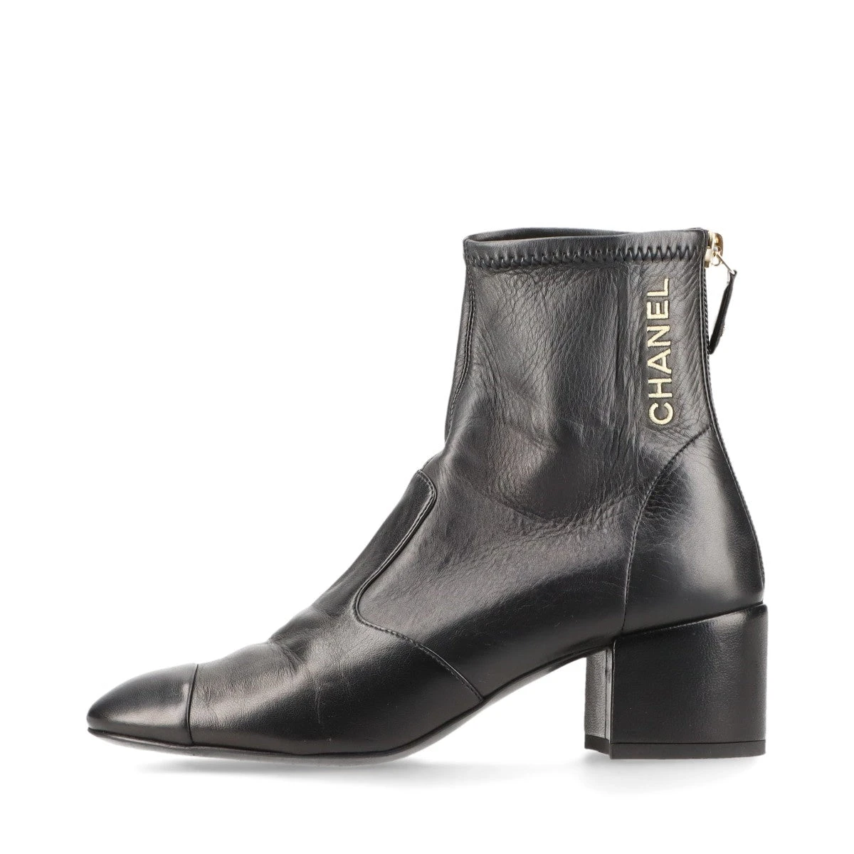 シャネル ショートブーツ 38 1/2 - G27811