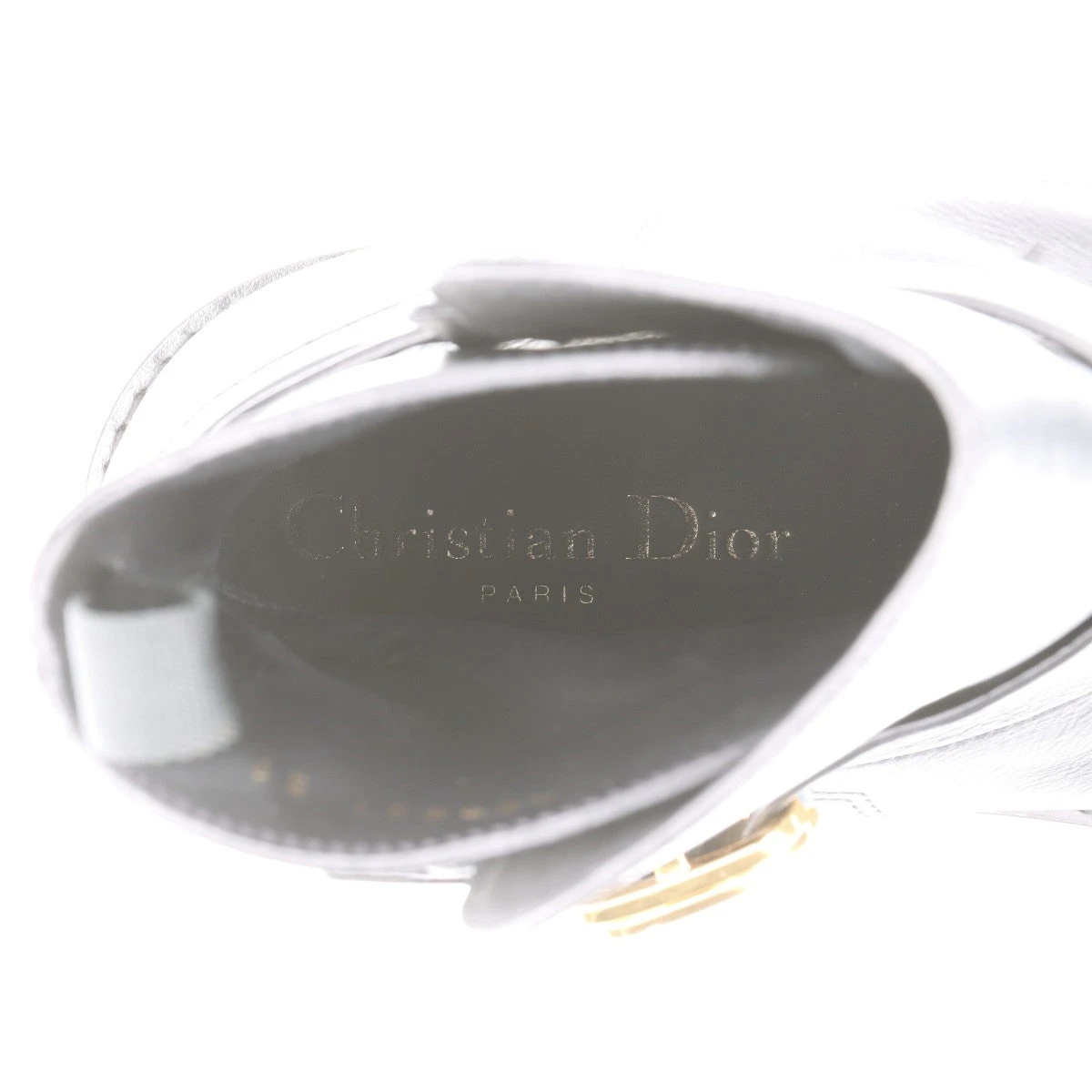 ディオール レザー ショートブーツ 39 レディース ブラック MD0821 CD